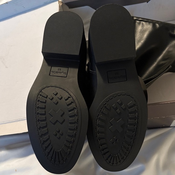 Style & Co. Black Wide Calf Women's Boots Sz 6.5 - Picture 4 of 4